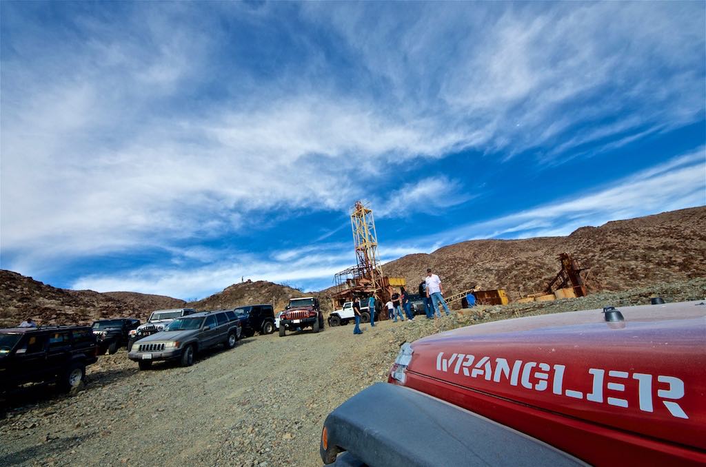 Jeep Wrangler at Mission Mine