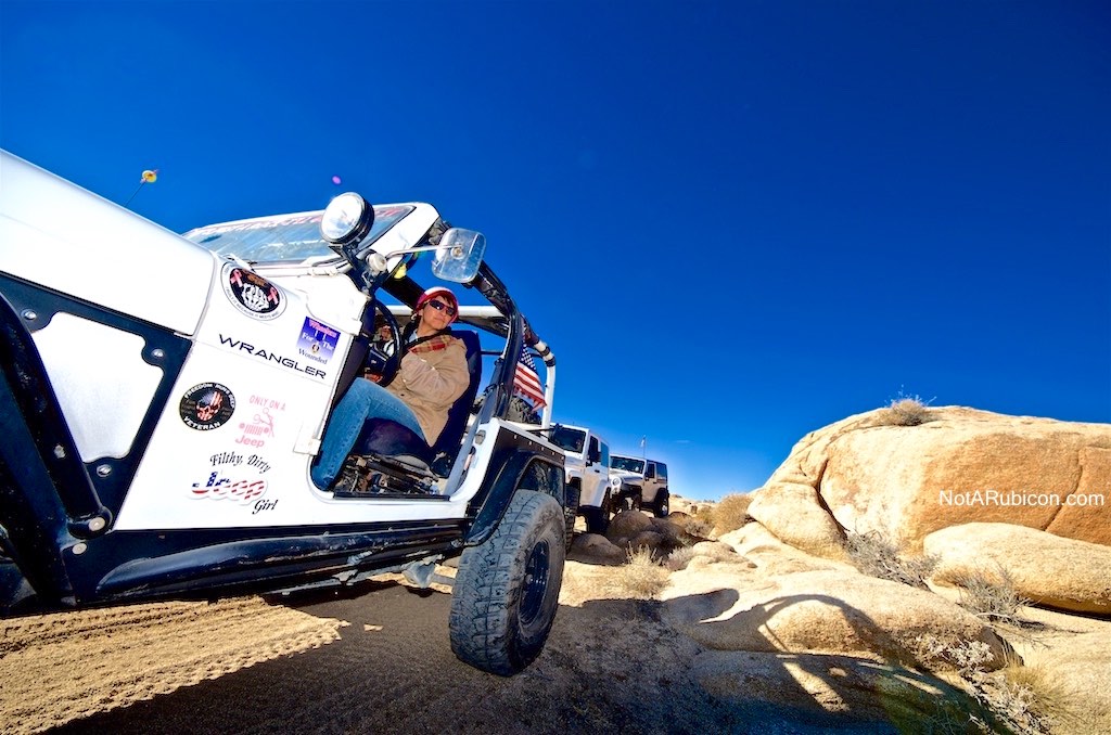 Jeep Girl Lori Graves in her Jeep