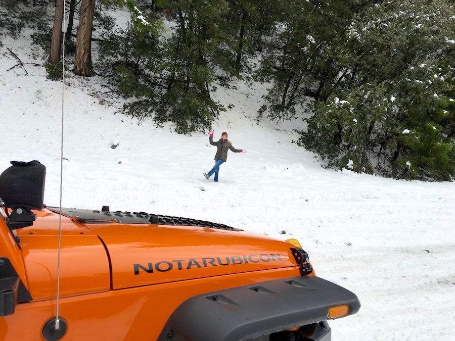 Dancing in the snow by the NotARubicon jeep