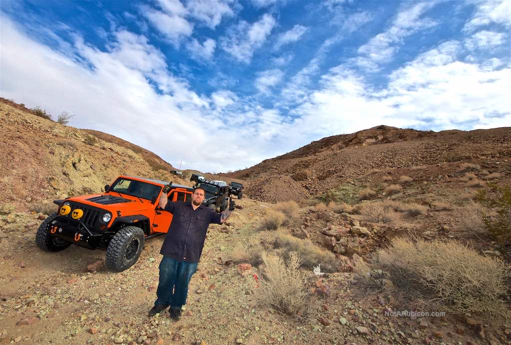 Ray Whitney in front of the Jeep NotARubicon