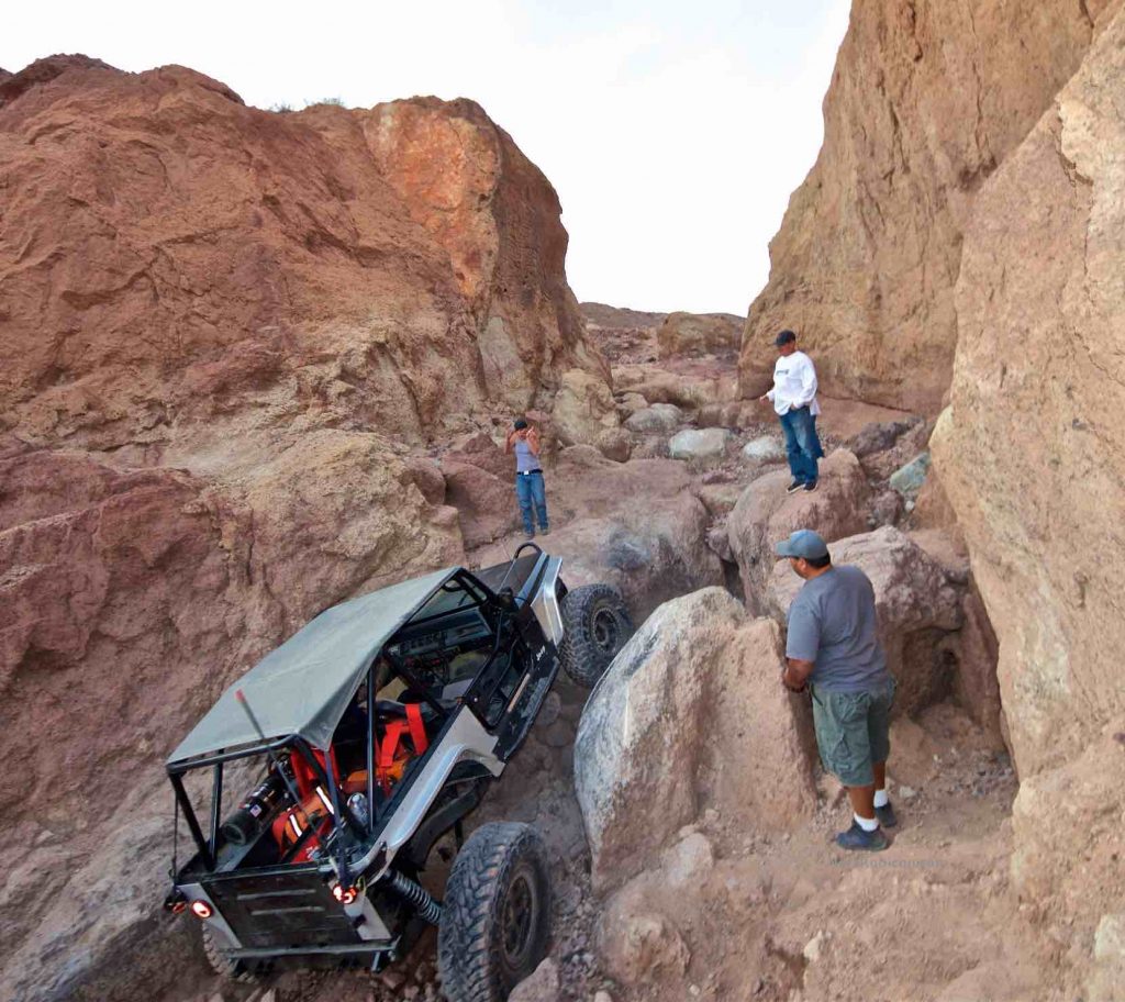 Jeep making it up The Gatekeeper