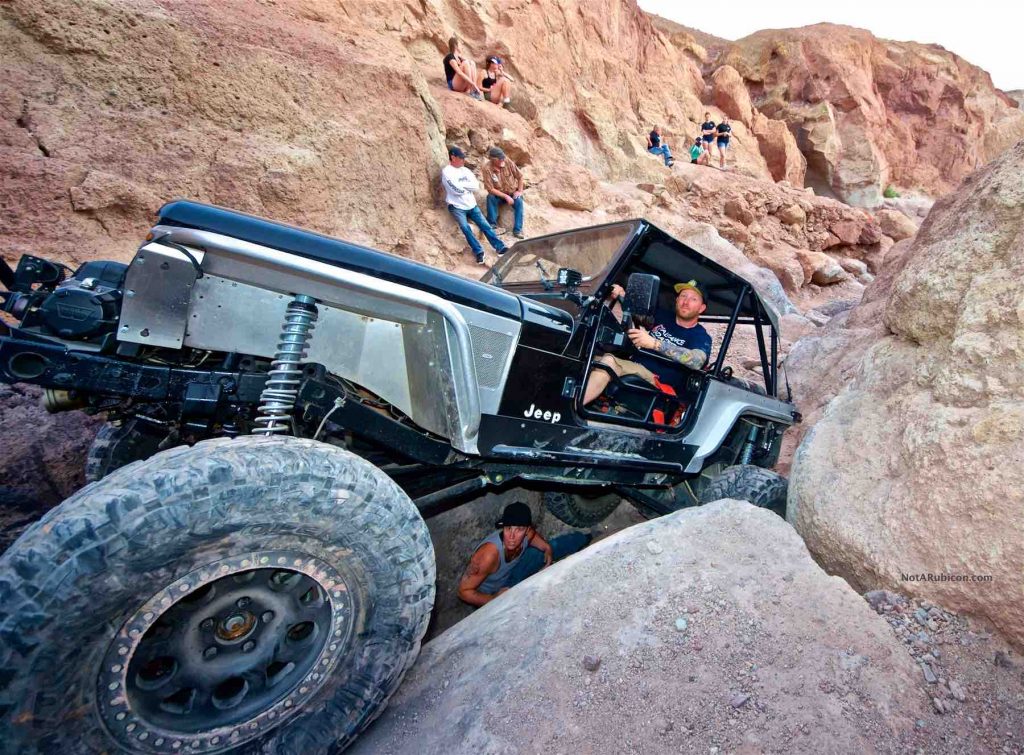 Jeremy Reese in his Jeep