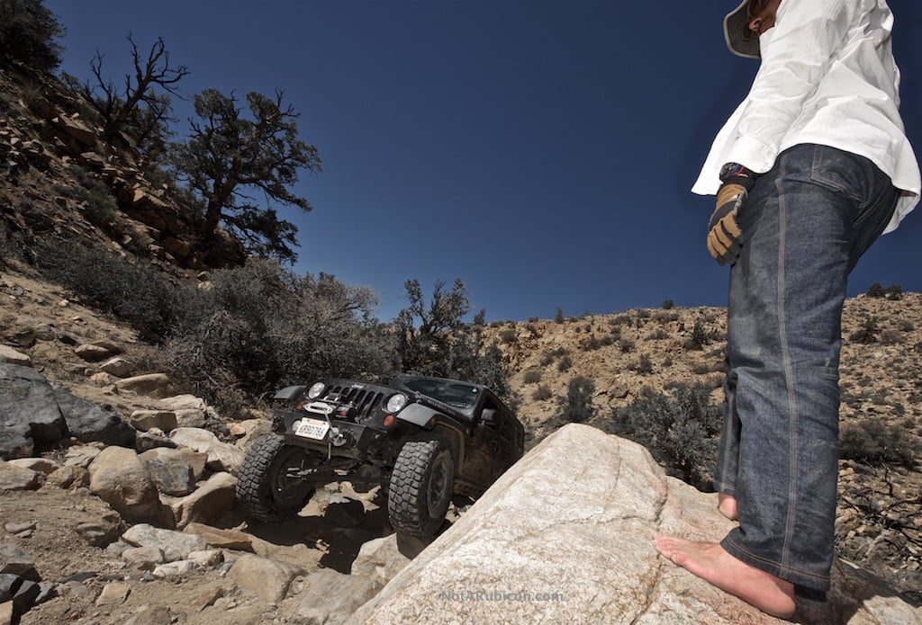 Jeeping while barefoot