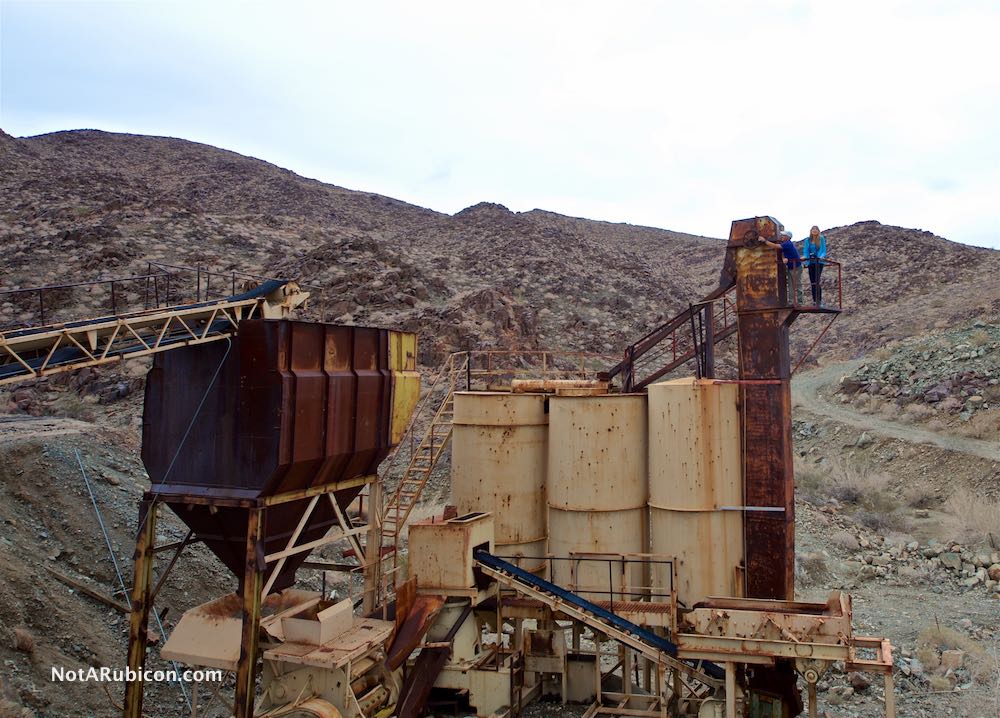 Remaning equipment standing at the Mission Mine