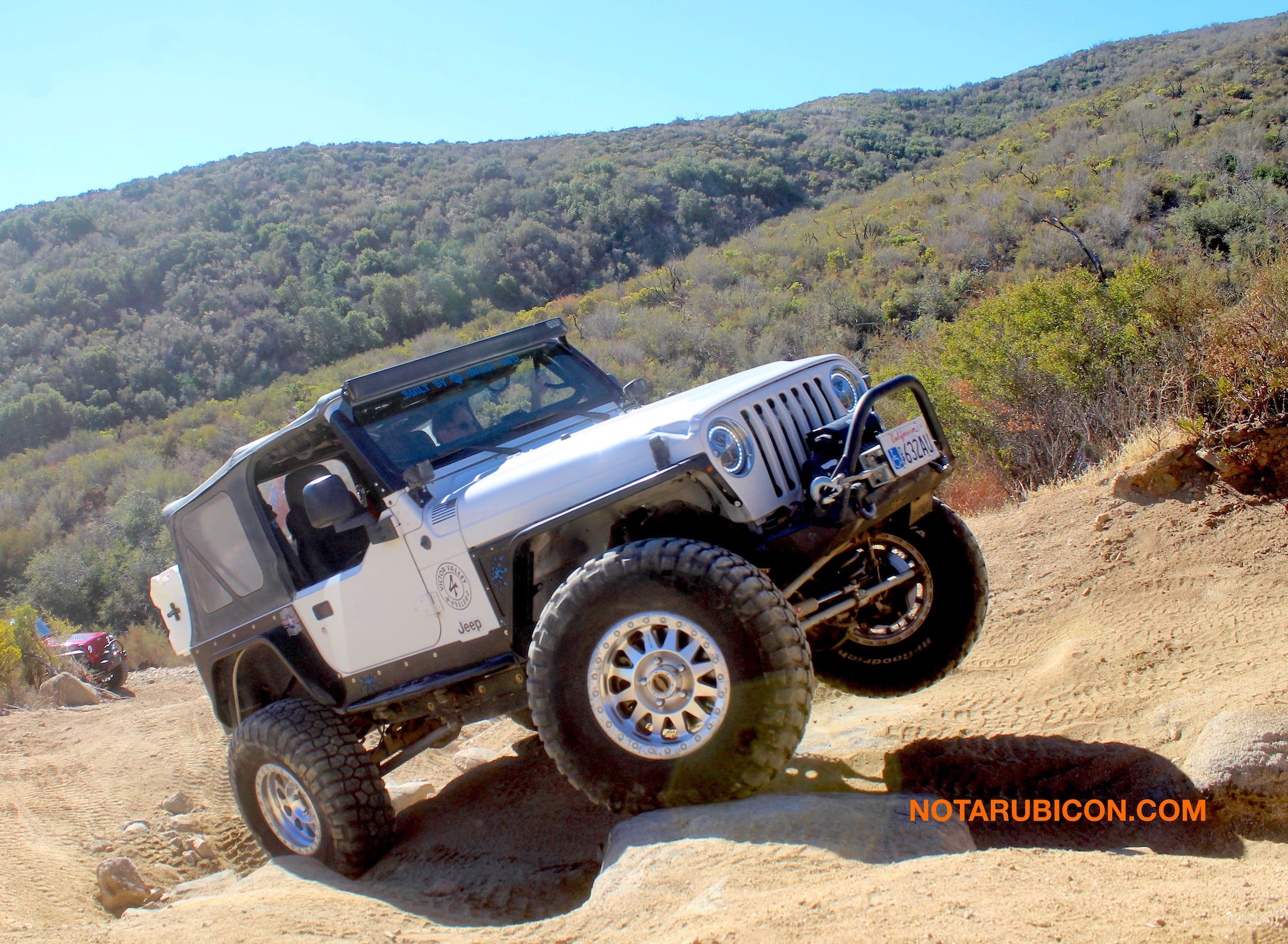 The first obstacle on Cleghorn