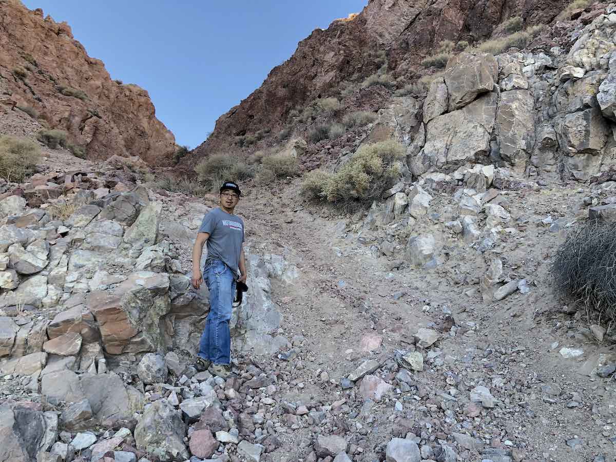 Start of the Notarubicon 4x4 trail near Calico