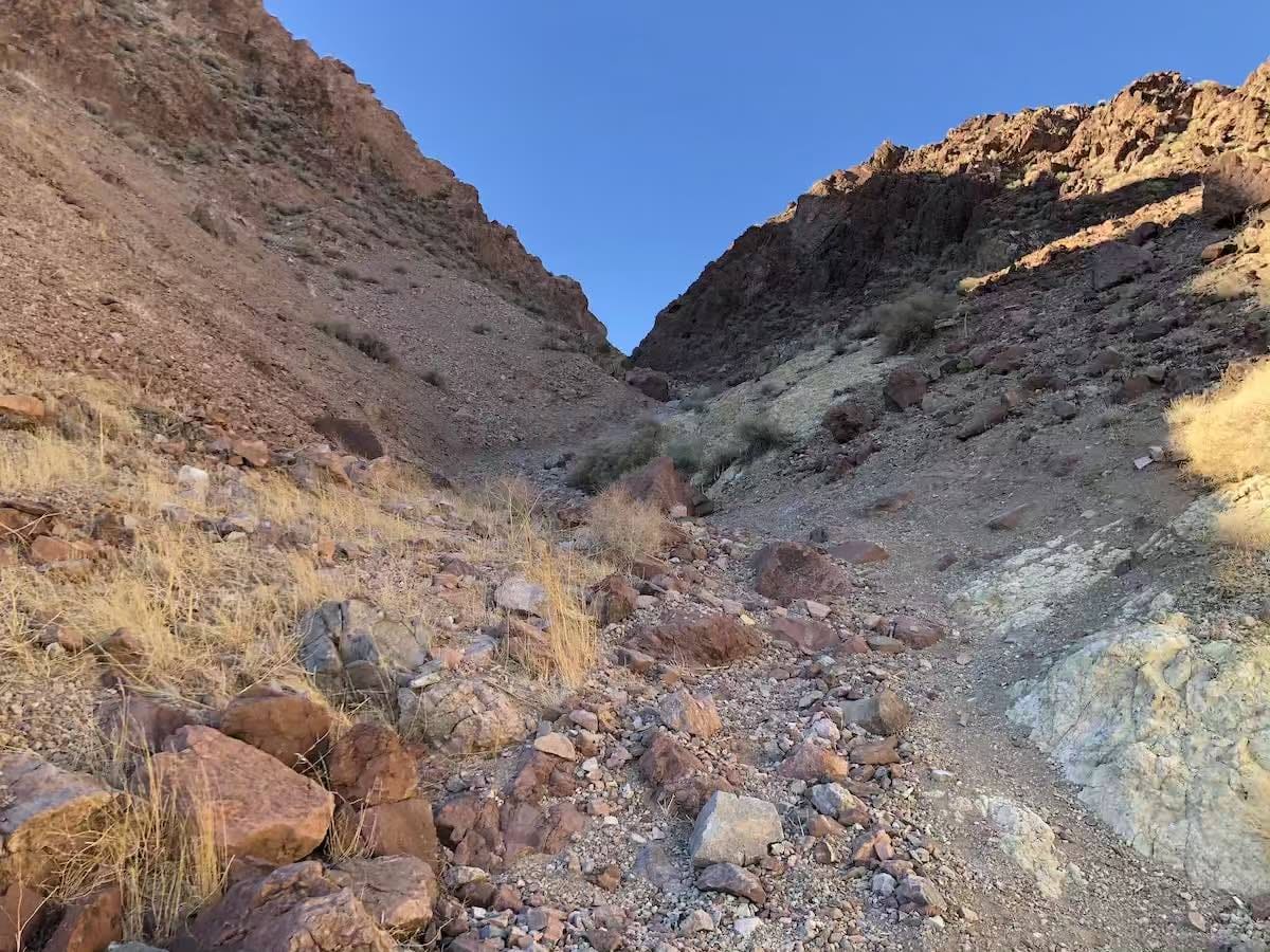 Steep section of Notarubicon 4x4 Trail
