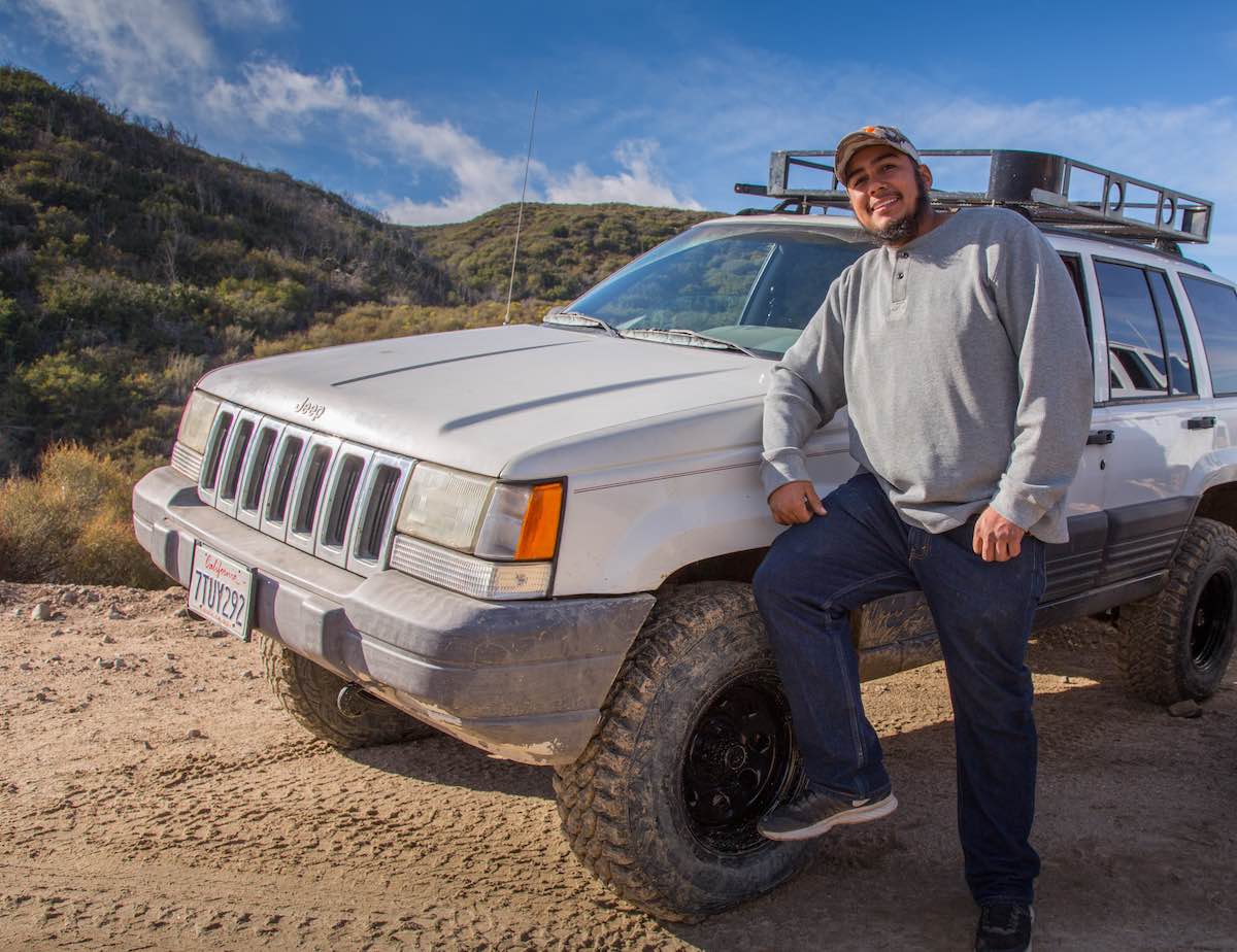 Jeep Cherokee on Cleghorn