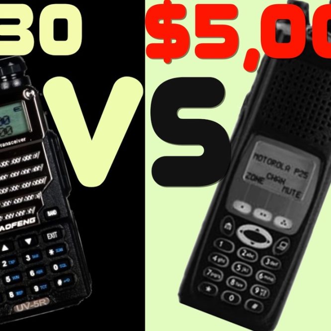 Motorola XTS5000 vs Baofeng UV-5R