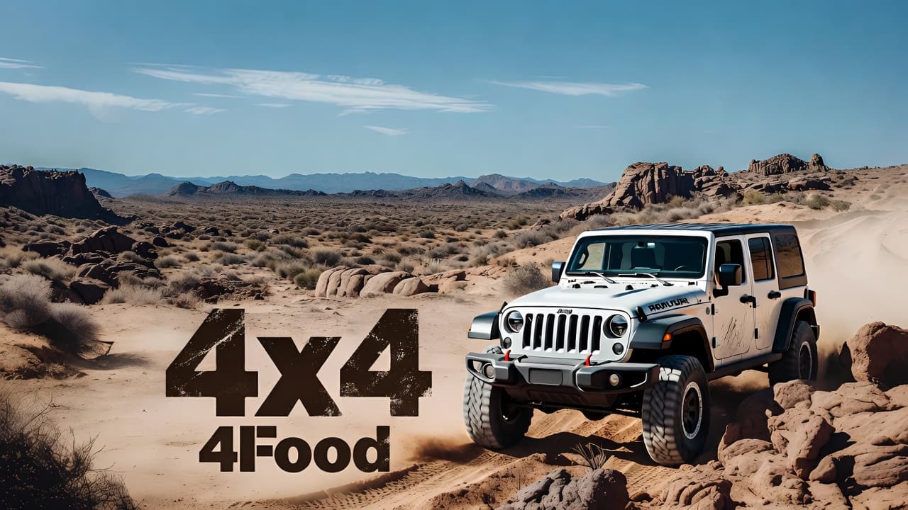 Jeep Wrangler 4x4 4Food Charity Food Drive